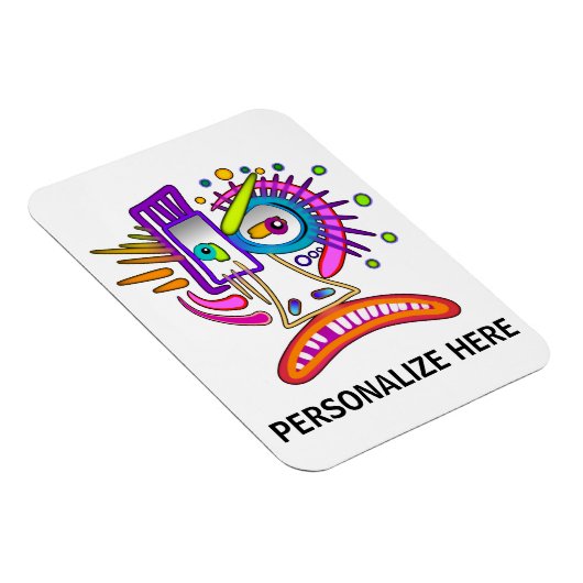 TRIBAL FROWNIE EMOJI MEEMOGIE マグネット (右側)