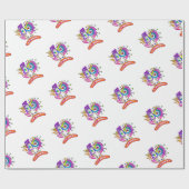 TRIBAL FROWNIE EMOJI MEEMOGIE ラッピングペーパー (フラット)