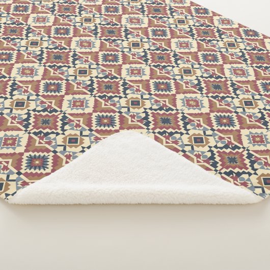 tribal geometric pattern シェルパブランケット (3/4)