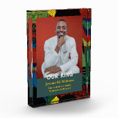 Tribal Gifts for African American Black Men Father フォトブロック (左)