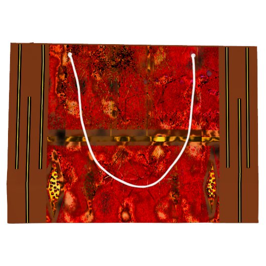 Tribal Glow(大)抱き枕 ラージペーパーバッグ (裏面)