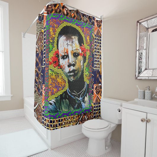 Tribal Grace: Afrocentric Art for Bath & Beyond シャワーカーテン