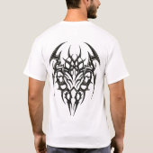 Tribal Heart Scrollwork Tシャツ (裏面)
