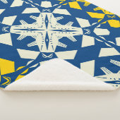 Tribal like asian feel seamless pattern, abstract シェルパブランケット (3/4)