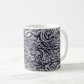 Tribal Like Doodle Mug コーヒーマグカップ (正面右)