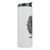 Tribal Lionの名前の追加 タンブラー (回転左)