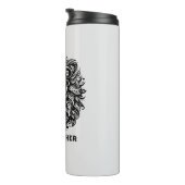 Tribal Lionの名前の追加 タンブラー (回転右)