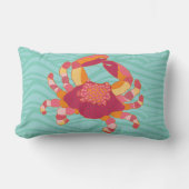 Tribal Marking Crab  ランバークッション (正面)