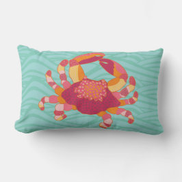 Tribal Marking Crab  ランバークッション