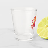 Tribal Marking Crab Shot Glass ショットグラス (左)