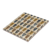 Tribal Mask Boho Pattern タイル (側面)