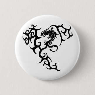 Tribal mit Drache 缶バッジ
