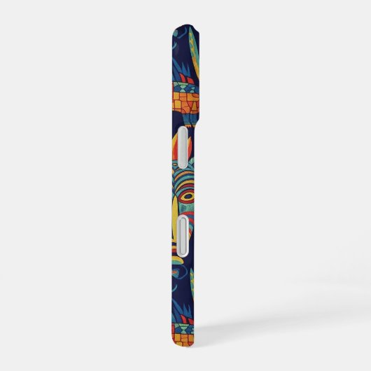 Tribal Patterns iPhone 16ケース (右側面)