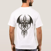 Tribal Phoenix Wings Tシャツ (裏面)