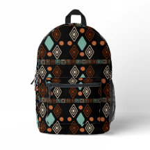 Tribal Printed Backpack