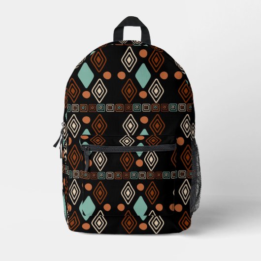 Tribal Printed Backpack プリントバックパック (正面)