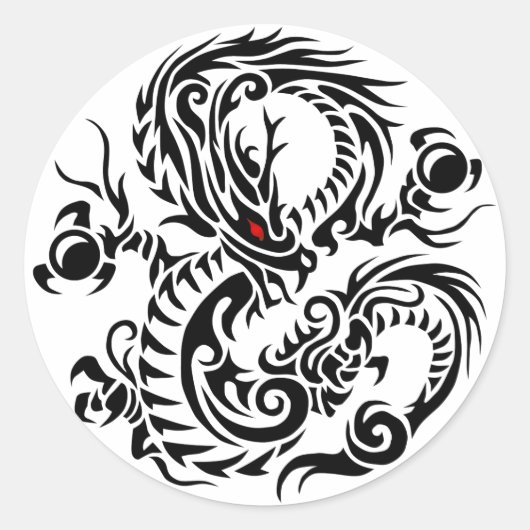 tribal ryuu 4 ラウンドシール (正面)