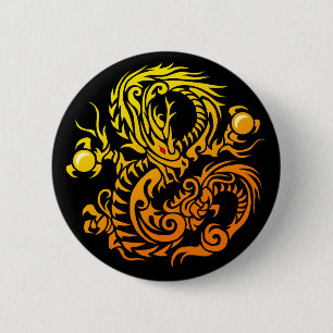 tribal ryuu gold 缶バッジ