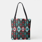 Tribal seamless colorful geometric pattern. Ethnic トートバッグ (裏面)