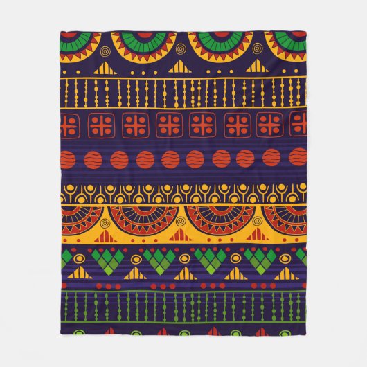 Tribal seamless pattern. フリースブランケット (正面)