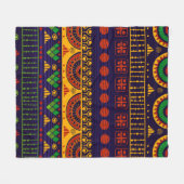 Tribal seamless pattern. フリースブランケット (正面(横))