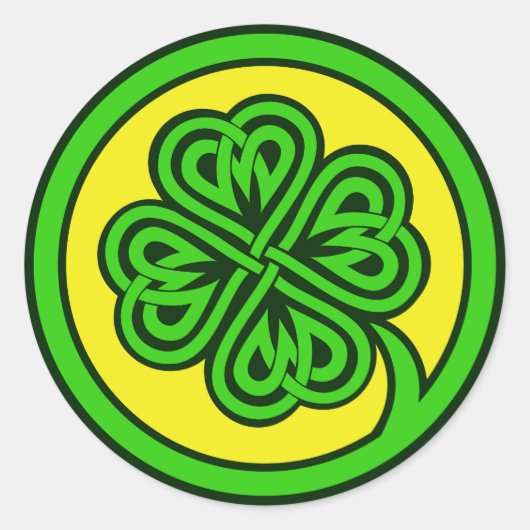 Tribal Shamrockのシール ラウンドシール (正面)