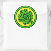 Tribal Shamrockのシール ラウンドシール (バッグ)
