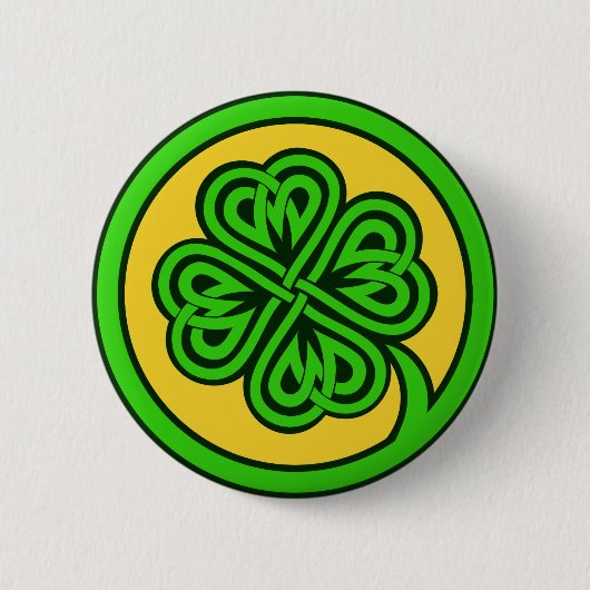 Tribal Shamrockボタン 缶バッジ (正面)