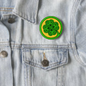 Tribal Shamrockボタン 缶バッジ (インサイチュ)