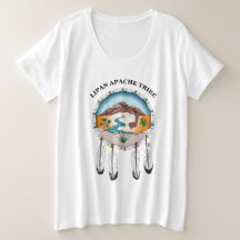 Tribal Shield Lades Plus tシャツ