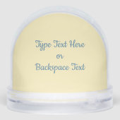 Tribal Snow Globe Custom Spirit Nature Snow Globes (裏面)