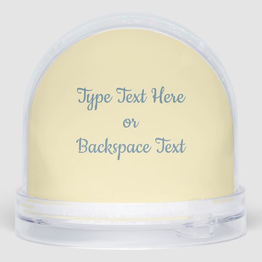 Tribal Snow Globe Custom Spirit Nature Snow Globes (裏面)