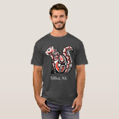 Tribal Squirrel Sitka Alaska Native American Haida Tシャツ (正面フル)