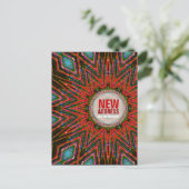 Tribal Sun Moving House新しい住所はがき 案内ポストカード (スタンド正面)