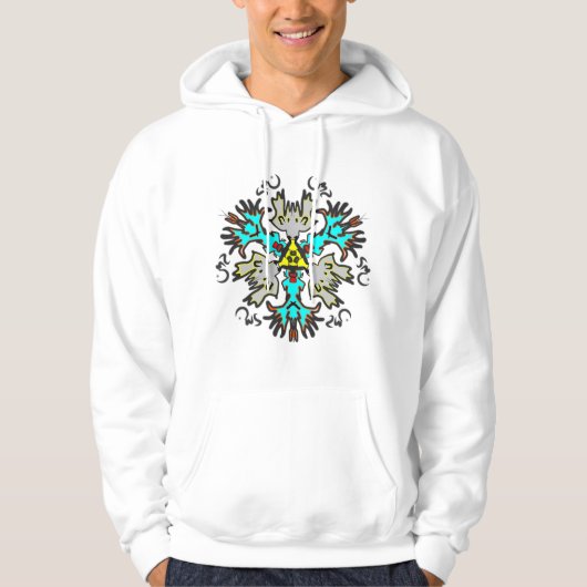 Tribal Symmetry Hoodie パーカ (正面)