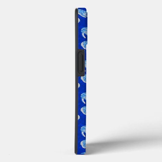 Tribal Tattoo Manatees Ocean Blue Case-Mate iPhoneケース (裏面 / 右)