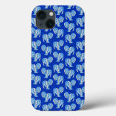 Tribal Tattoo Manatees Ocean Blue Case-Mate iPhoneケース (裏面)