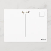 Tribal Tipiとハートアローボホーテペサンキュー ポストカード (裏面)