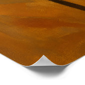 "Tribal Warrior | African Heritage Wall Art ポスター (角)