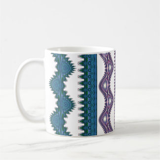 Tribal Wave Pattern Coffee Mug  コーヒーマグカップ