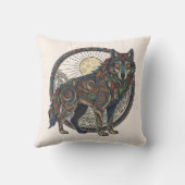 Tribal Wolf クッション (裏面)