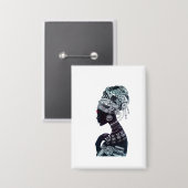 Tribal Women 缶バッジ (正面/裏面)