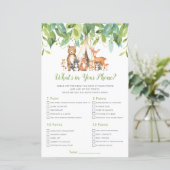 Tribal Woodland Animals携帯ゲームの内容 (スタンド正面)