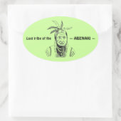 TRIBE失ったのシール(4) 楕円形シール (バッグ)