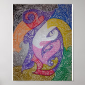 Tribe1 Maori Style Art ポスター (正面)