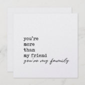 TRIBE 5.25 x 5.25カード 招待状 (正面/裏面)