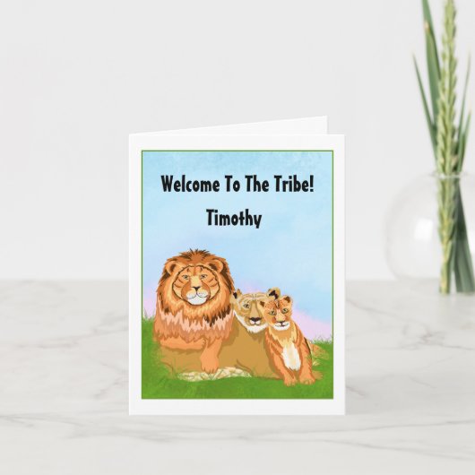 Tribe Lionsへようこそ カード (正面)