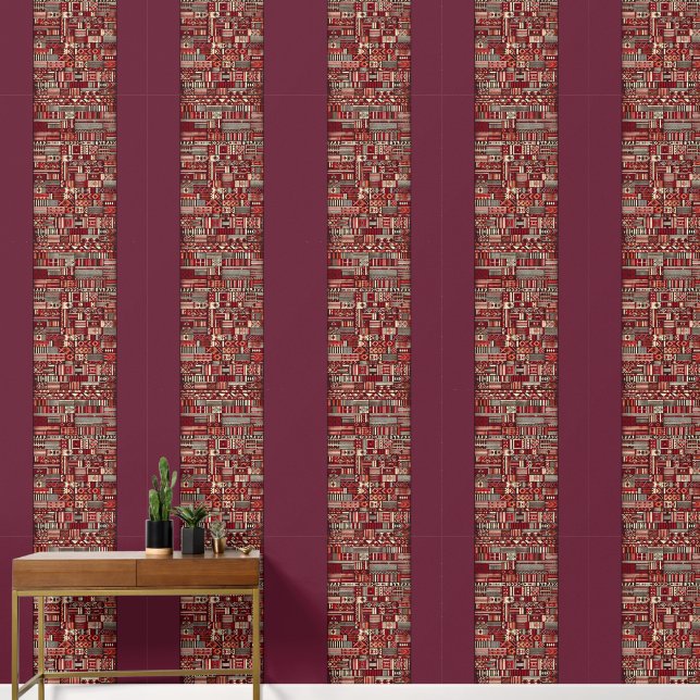 Tribe Quest Peel and Stick Wallpaper 壁紙 (廊下)