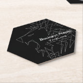 Tribe Roar Lionアウトライン紙コースター ペーパーコースター (アングル)