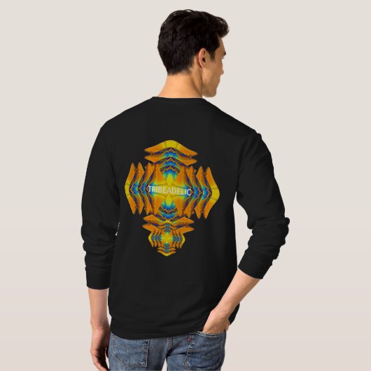 TribeadelicのオリジナルのTシャツ Tシャツ (裏面フル)